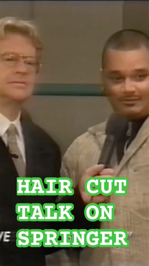 Rude #comedy from audience about Jerry Springer guest haircut #shorts #jerryspringer #comedy