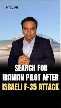 Search for Iranian Pilot After Israeli F-35 Attack #iran #iranwar #yak130 #r73 #missilestrike #f35