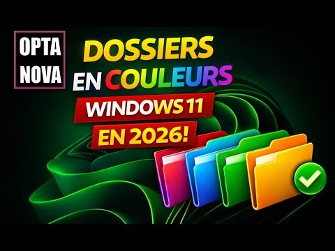Mets des COULEURS aux DOSSIERS pour mieux t’organiser sur WINDOWS 11 en 2026