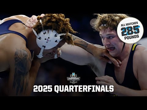 Complete 285 pound quarterfinals 2025 NCAA wrestling championships
