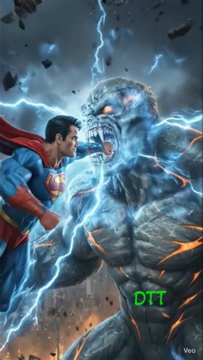 Alien Hulk vs Superman– Ultimate Punch Ending 🔥 #trending #ai #viral #superhero #hulkfight #superman