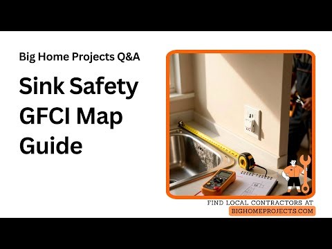 Six-Foot Sink Rule GFCI Map for Countertop Safety