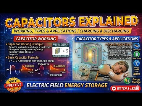 Capacitors Explained | Working, Types & Applications