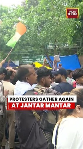 CJP Protest: Supporters Gather at Jantar Mantar After Yesterday's CJP Protest Incident #cjp #delhi
