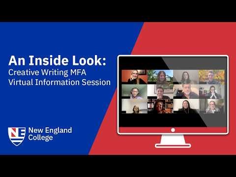 New England College Creative Writing MFA Information Session | Low-Residency Program Overview