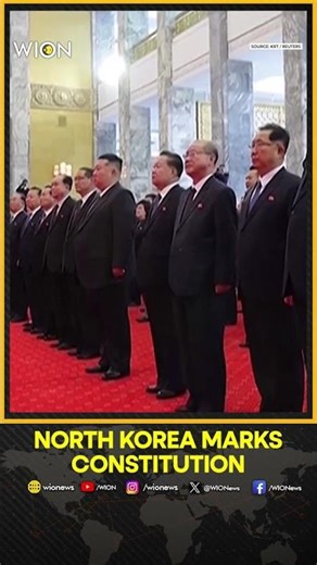 Kim Jong-Un Attends North Korea Constitution Anniversary Ceremony | WION SHORTS