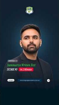 Summarize Written Text - Score 90 in 2 Minutes 🎯 #shorts #youtubeshorts #pte #summarizewrittentext