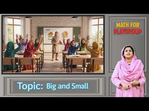 Math for Kids 3+ | Big and Small Teacher Guide | Early Math Concepts