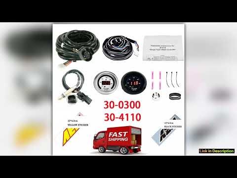 for AEM Wideband Gauge 304110 300300 Xseries AFR O2 UEGO Air Fuel Ratio gauge Kit 2 116with LSU49