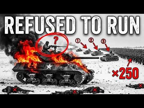 He Stood on a Burning Tank. Alone. Against 6 German Tanks and 250 Men