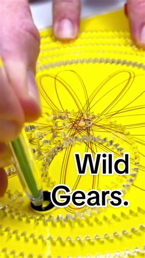 These are Wild Gears that I picked up from JP games #art #gadgets #spirograph #relaxingvibes AD