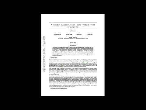 A decoder-only foundation model for time-series forecasting