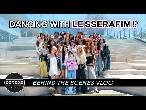Behind the Scenes of Our BOOMPALA Dance Cover with LE SSERAFIM | Koreos Vlog