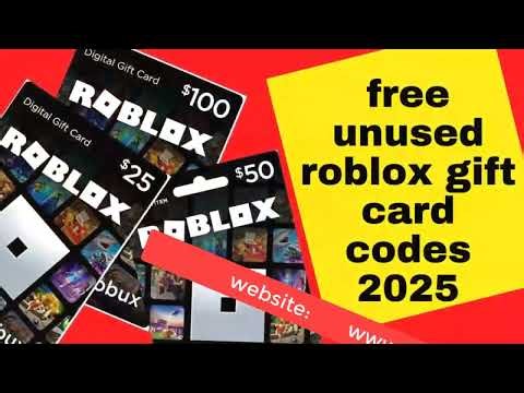 *FREE ROBLOX GIFT CARD CODES* 2026 unused ?? robux gift card ?? Redeem Roblox Gift Card