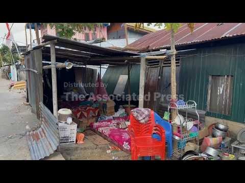 Scenes of damaged homes following Saturday's powerful 7.7 earthquake