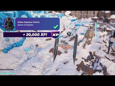 How to EASILY Claim Capture Points Fortnite - Star Wars Galactic Siege Gameplay - Unleash the Force