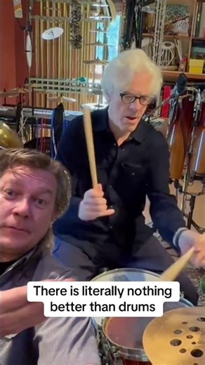 There is literally nothing better than drums #duet #music #stewartcopeland #drums #drummer #play