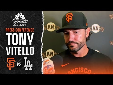Tony Vitello details Willy Adames baserunning mistake in Giants' loss to Dodgers | NBC Sports BA