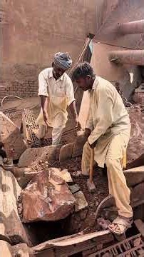 Big Machinery and repair 😨 Rock Crusher🪨 #stonecrusher