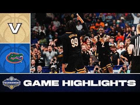 Vanderbilt Commodores vs. Florida Gators | Game Highlights | 2026 SEC Men's Basketball Tournament
