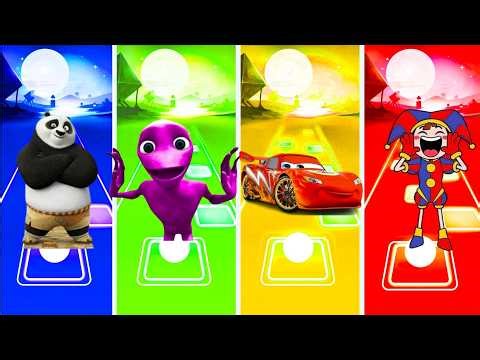 KUNG FU PANDA 🆚 ALIEN DANCE 🆚 LIGHTNING MCQUEEN 🆚 POMNI ✈️ TILES HOP