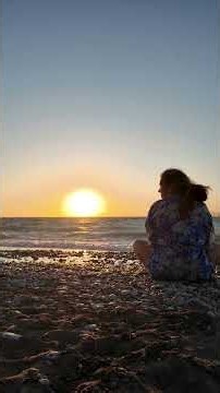 Golden Hour Beach Sunset 🌅 Chill Lofi Beats⁠ #shorts