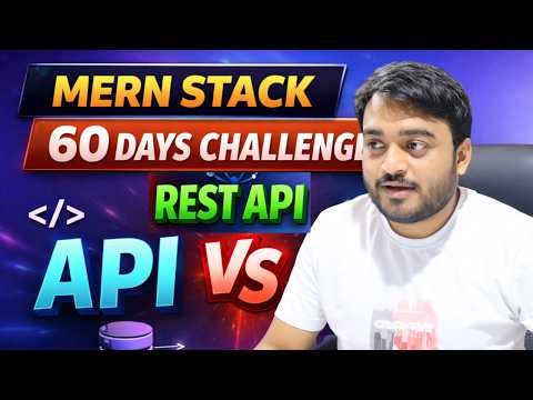 Day-16/60 What is an API & Rest API in Express || Mern Stack Tutorial For Beginner in Hindi