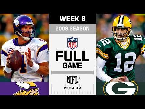 Favre Returns to Lambeau! (Vikings vs. Packers 2009, Week 8) | Throwback Game of the Week