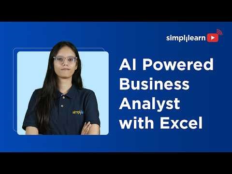 AI Powered Business Analytics With Excel Full Course | Excel For Business Analytics | Simplilearn