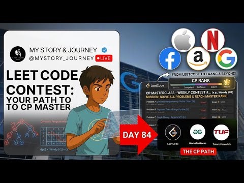 LeetCode Weekly Contest 494 | Road to CP Master 🏆 | Solving 4/4 Problems? | Day 84