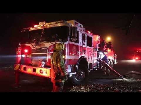 Building Fire - Harrisburg State Hospital Cherrywood Building - Harrisburg, Pennsylvania