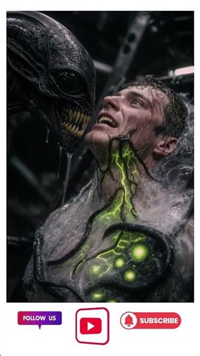 Alien Feeding Horror | Cinematic Sci-Fi Macro Scene 👽