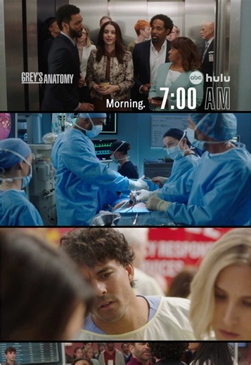 just a normal day here at grey sloan. #greysanatomy premieres tonight at 10/9c on ABC. stream on hulu.