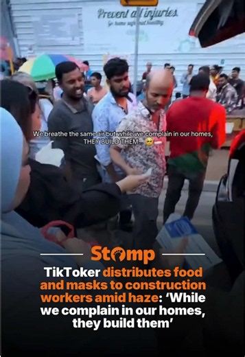 “If I could do it a million times, I would, without a second thought.” -Kai #stomp #constructionworker #singapore #haze #sgnews