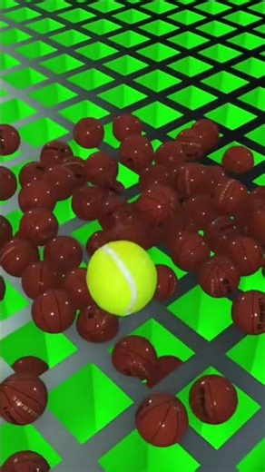 basketball falling 🏀🤯 #loop #satisfying #shorts