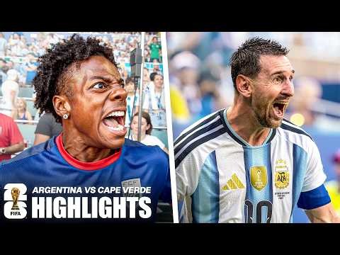 iShowSpeed Argentina vs Cape Verde Highlights | 2026 FIFA World Cup™