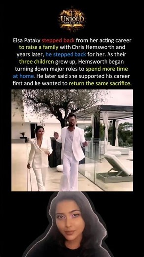 She sacrificed for him and he returned it back #chrishemsworth #elsapataky #thor