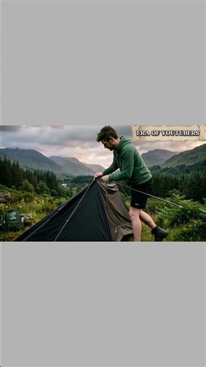 Jacksepticeye Setting Up Tent #jacksepticeye #camping #solocamping #shorts