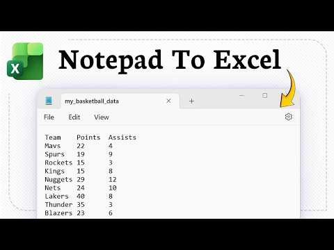 How to Convert a Notepad File to Excel (2026 Latest Update)