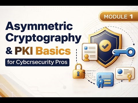 Asymmetric Cryptography & PKI Basics for Cybersecurity Pros | Module 1.3