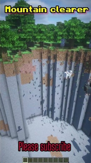 Minecraft Commands 🏔️Mountain Clearer #minecraft