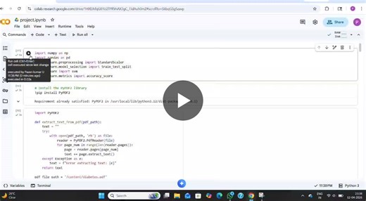 #machinelearning #datascience #python #internship #ai #studentdeveloper #learningjourney #internpe | Pavan Kumar U