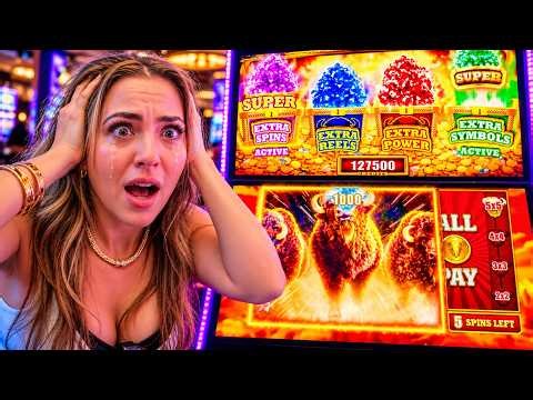 I WON MORE THAN THE GRAND JACKPOT On The NEWEST BUFFALO Game in Vegas!