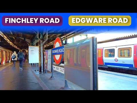 Finchley Road to Edgware Road Via Baker Street 🚇 | Metropolitan & Circle Line | London Underground