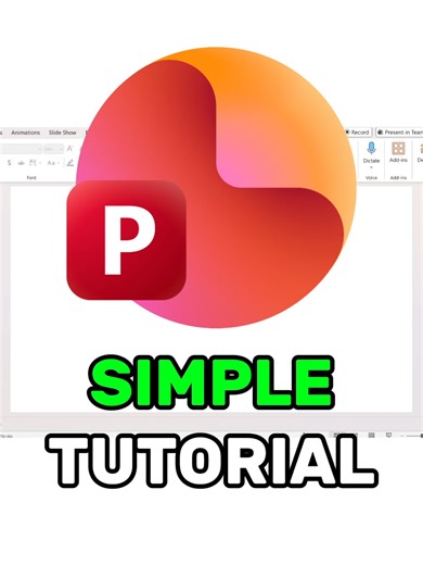 Simple PowerPoint Tutorial! #powerpointtutorial #powerpoint #tutorial