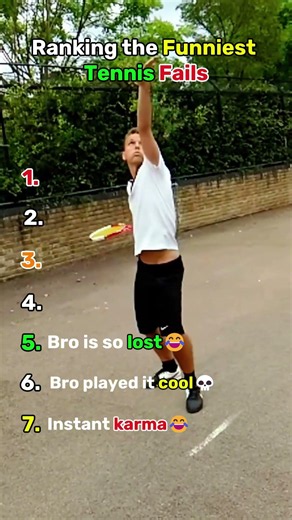 Ranking the Funniest Tennis Fails