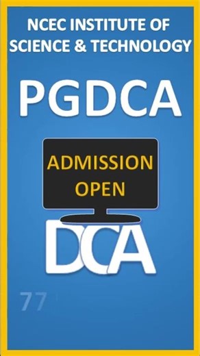PGDCA, DCA ADMISSION OPN | DIPLONA COURSES ADMISSION OPEN | BEST CLASSES FOR DIPLOMA NCEC INSTITUTE