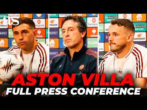 McGinn, Dibu Martínez & Unai Emery | FULL PRESS CONFERENCE ahead of the EUROPEAN FINAL | ASTON VILLA