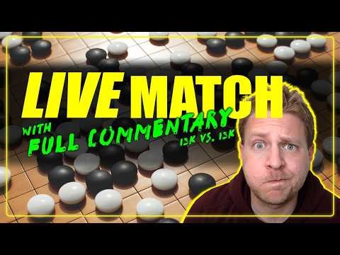 Live Go Match Commentary | Breaking Down a Close Intermediate Game