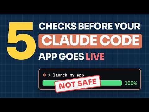 Vibe Coded App Security: 5 Holes to Close Before Launch